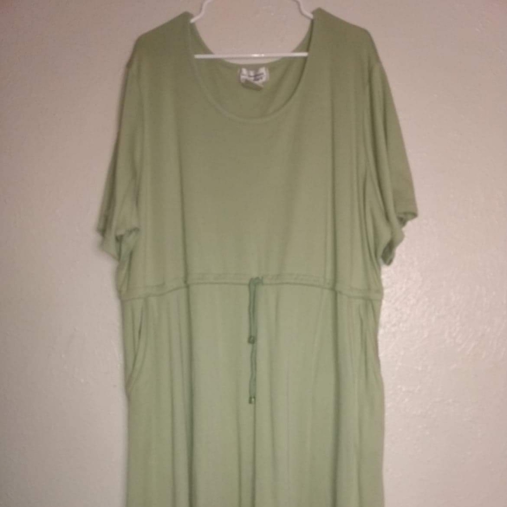Comfort Knit Lounge Dress with Drawstring Waist